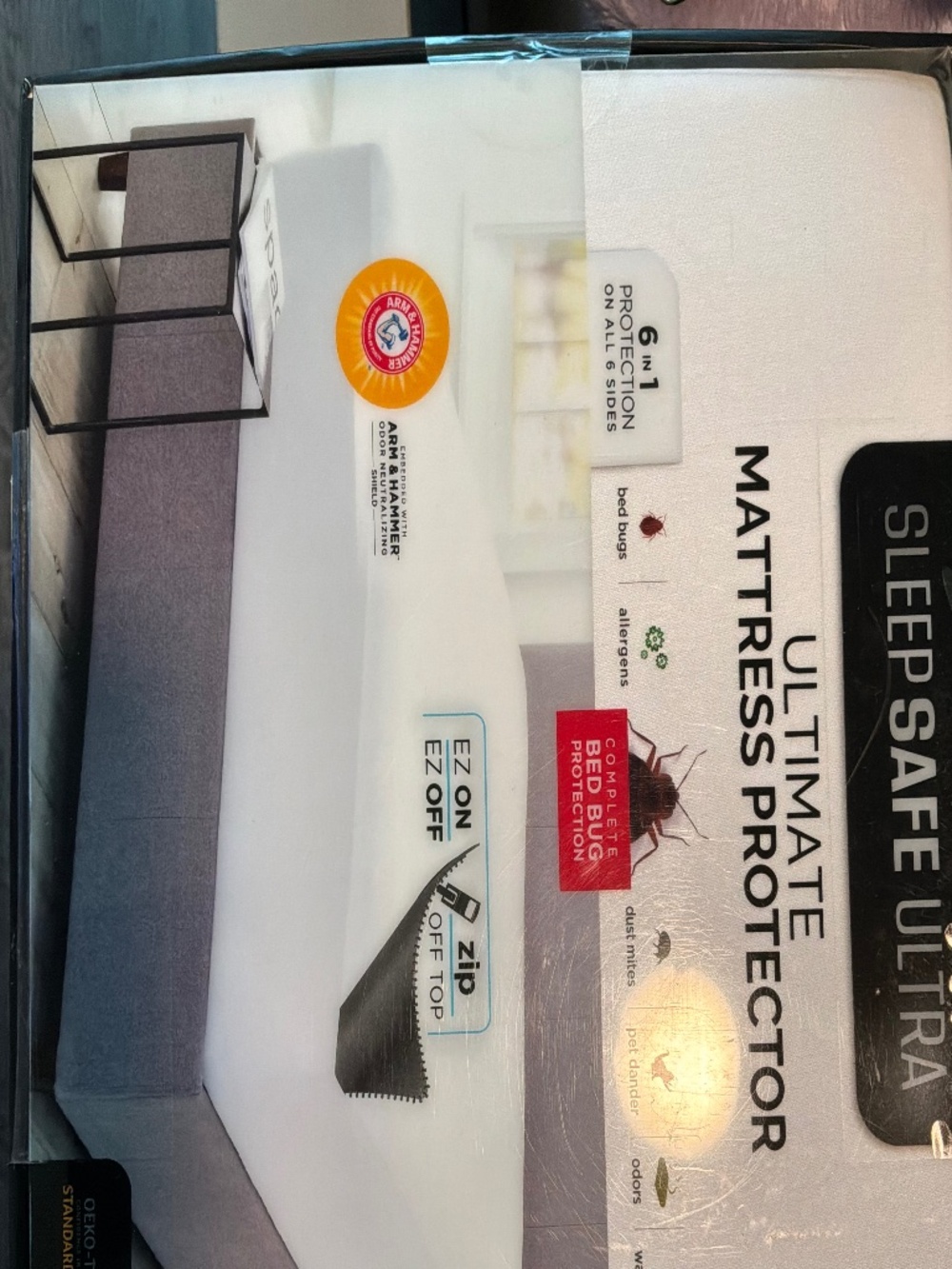 SleepSafe Ultra Twin XL Waterproof Mattress Protector New